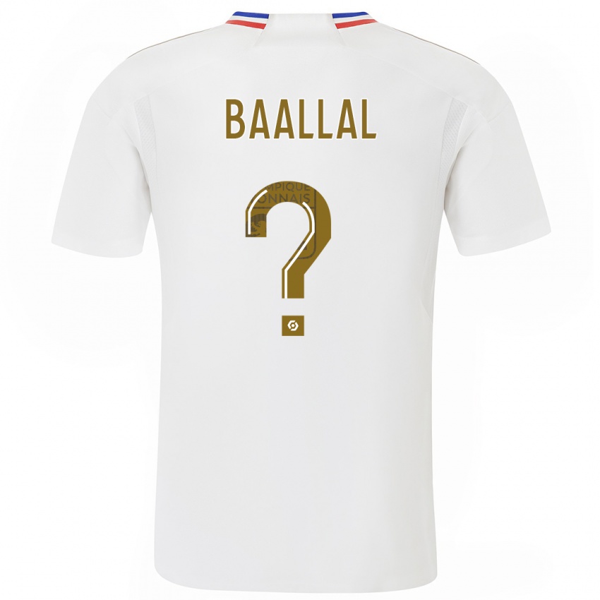 Niño Camiseta Abdellah Baallal #0 Blanco 1ª Equipación 2023/24 La Camisa Perú