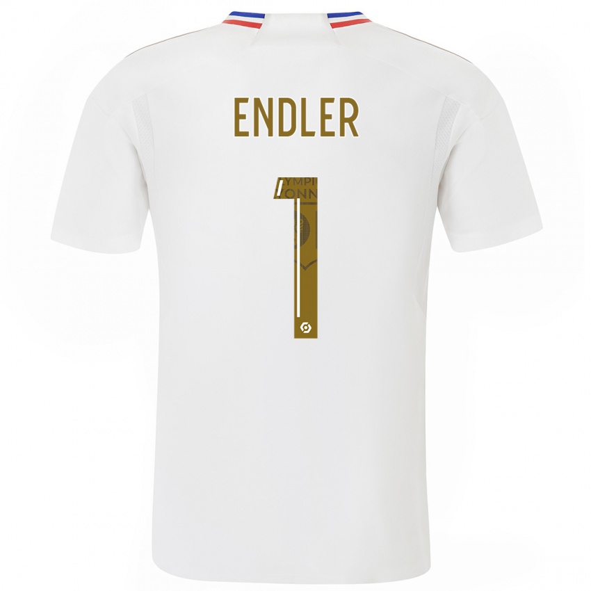 Niño Camiseta Christiane Endler #1 Blanco 1ª Equipación 2023/24 La Camisa Perú