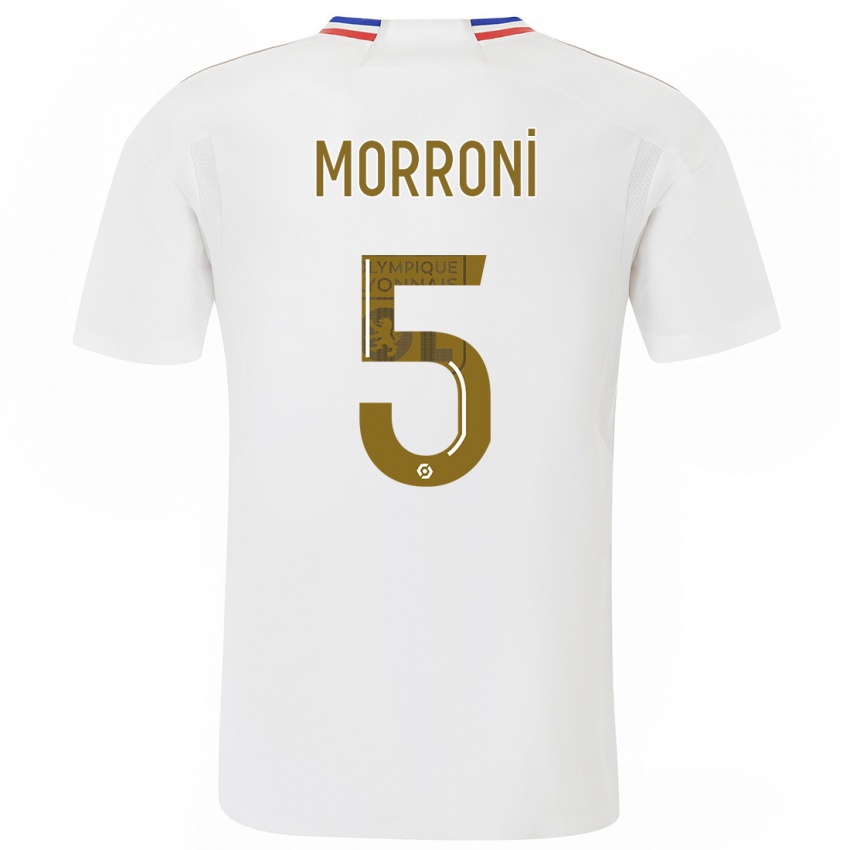 Niño Camiseta Perle Morroni #5 Blanco 1ª Equipación 2023/24 La Camisa Perú