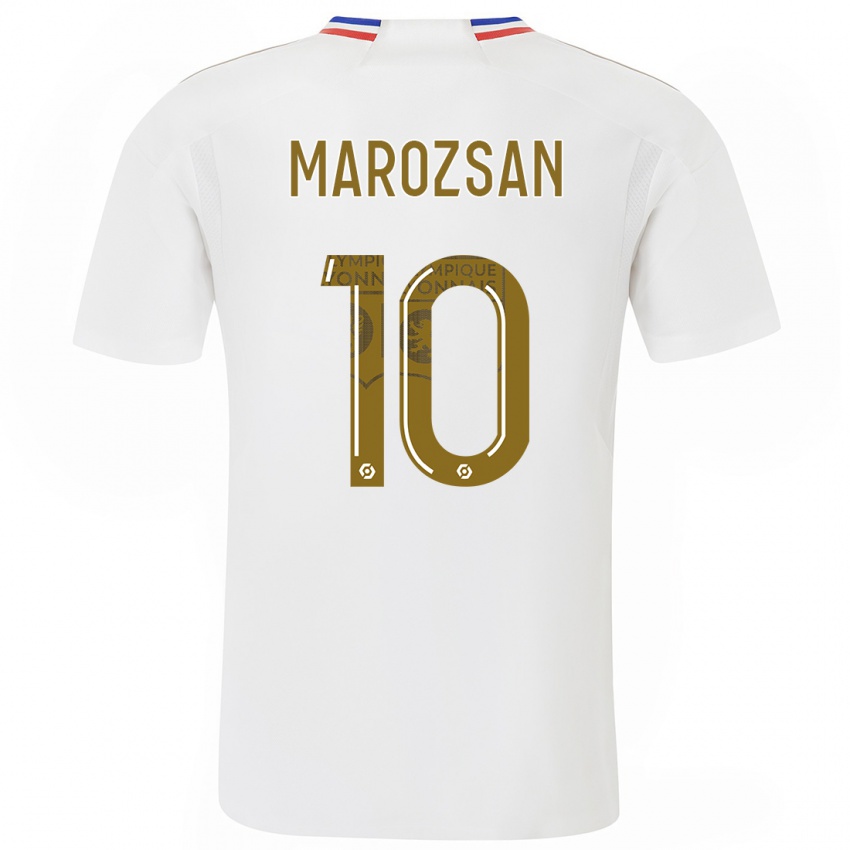 Niño Camiseta Dzsenifer Marozsan #10 Blanco 1ª Equipación 2023/24 La Camisa Perú