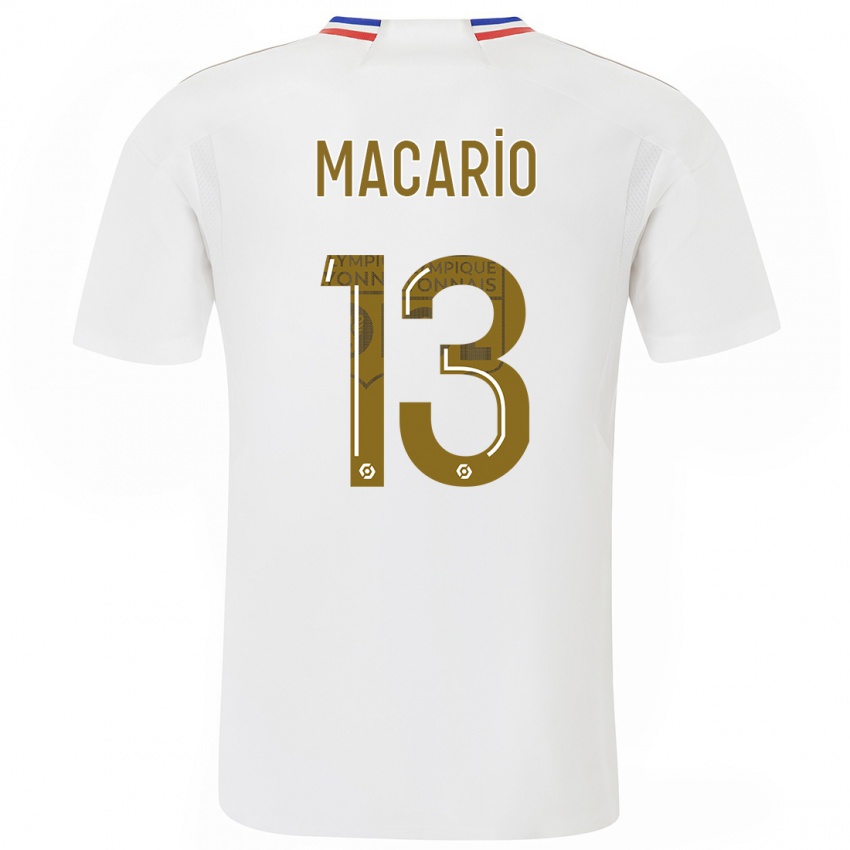 Niño Camiseta Catarina Macario #13 Blanco 1ª Equipación 2023/24 La Camisa Perú