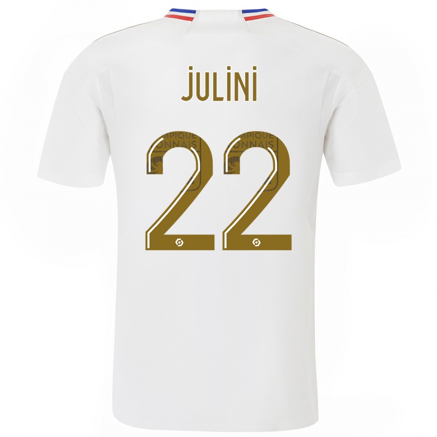 Niño Camiseta Sally Julini #22 Blanco 1ª Equipación 2023/24 La Camisa Perú