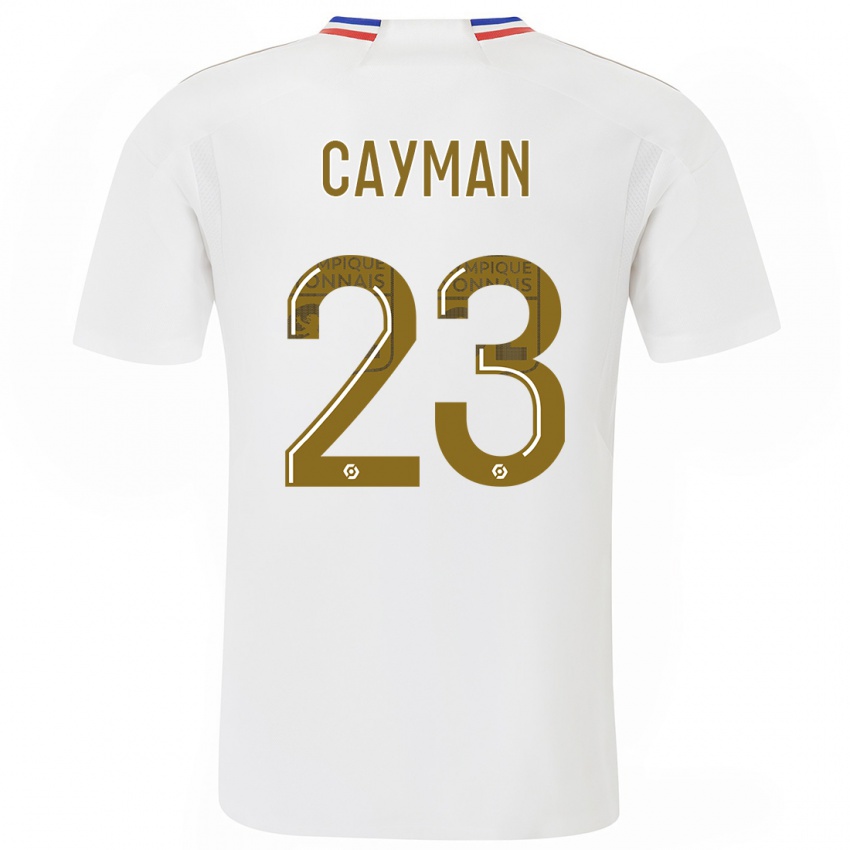 Niño Camiseta Janice Cayman #23 Blanco 1ª Equipación 2023/24 La Camisa Perú