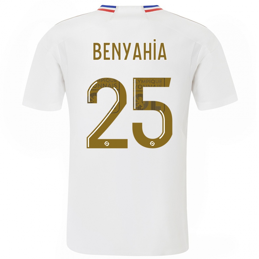 Niño Camiseta Ines Benyahia #25 Blanco 1ª Equipación 2023/24 La Camisa Perú