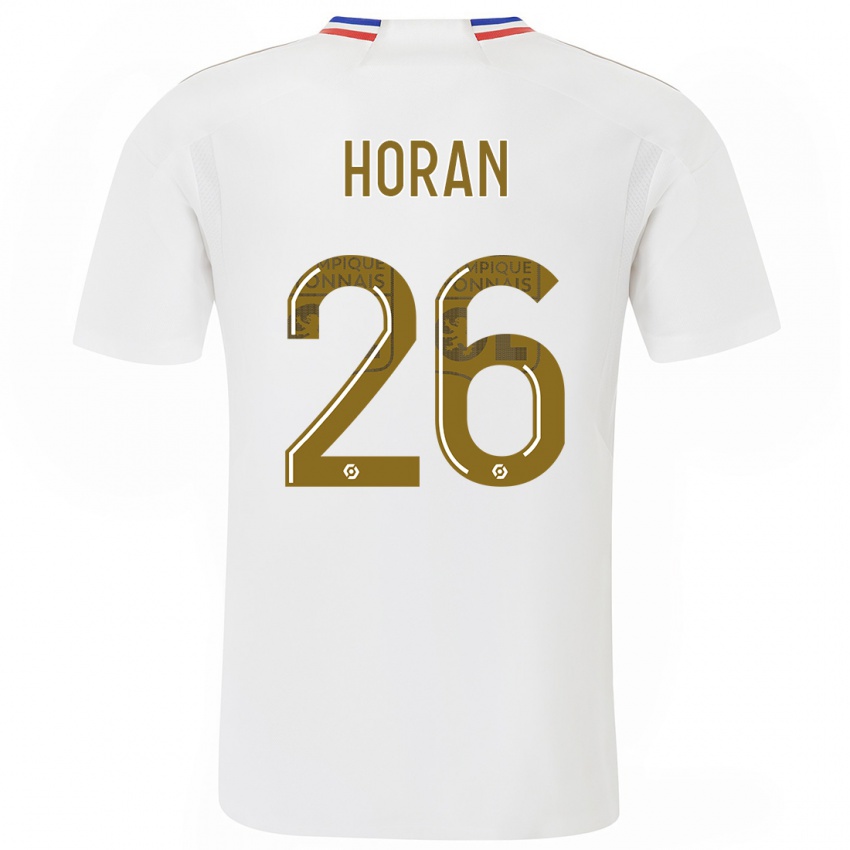 Niño Camiseta Lindsey Horan #26 Blanco 1ª Equipación 2023/24 La Camisa Perú