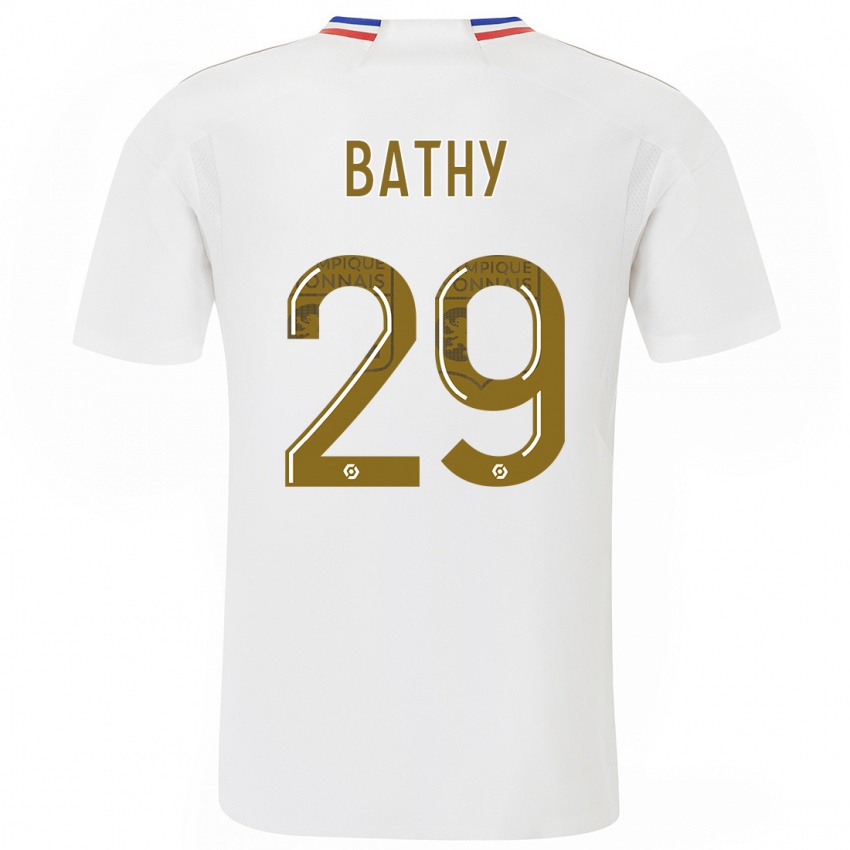 Niño Camiseta Griedge Mbock Bathy #29 Blanco 1ª Equipación 2023/24 La Camisa Perú