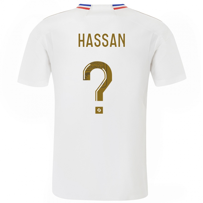 Niño Camiseta Ali Hassan #0 Blanco 1ª Equipación 2023/24 La Camisa Perú