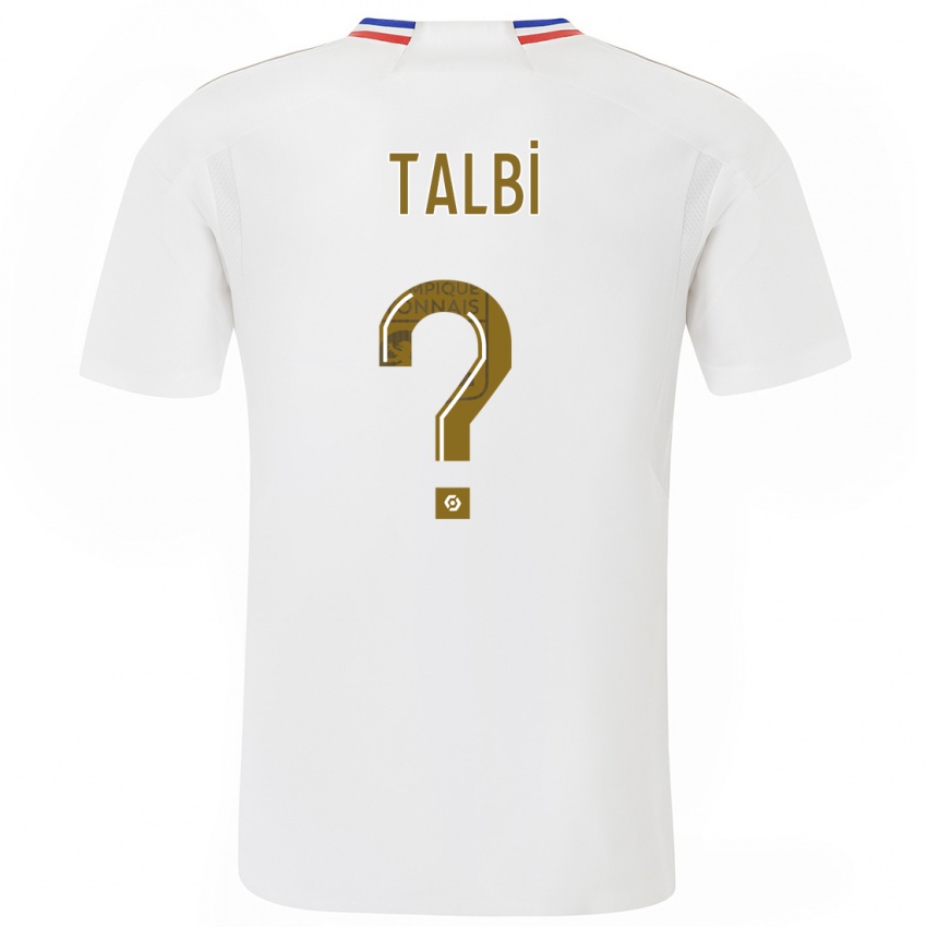 Niño Camiseta Ryad Talbi #0 Blanco 1ª Equipación 2023/24 La Camisa Perú