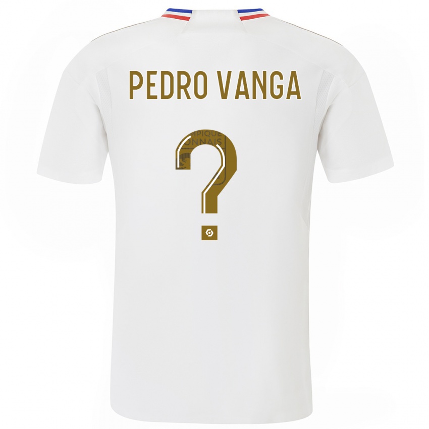 Niño Camiseta Emerson Pedro Vanga #0 Blanco 1ª Equipación 2023/24 La Camisa Perú