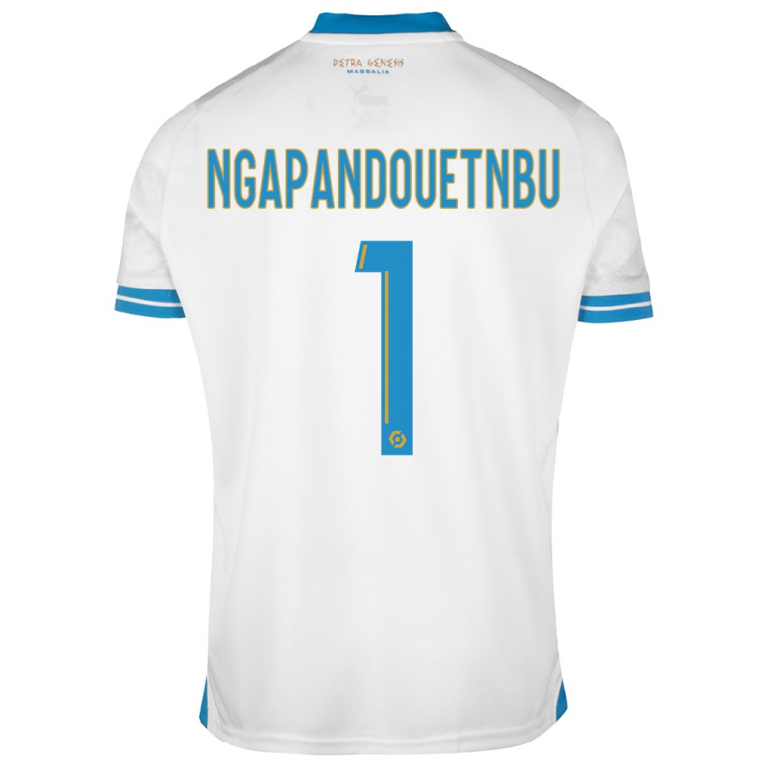 Niño Camiseta Simon Ngapandouetnbu #1 Blanco 1ª Equipación 2023/24 La Camisa Perú