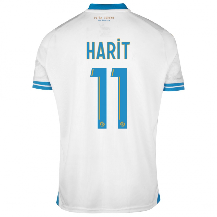 Niño Camiseta Amine Harit #11 Blanco 1ª Equipación 2023/24 La Camisa Perú