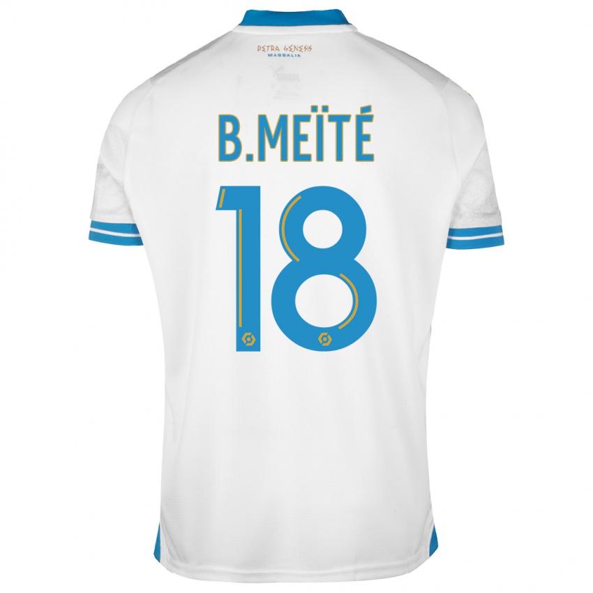 Niño Camiseta Bamo Meïté #18 Blanco 1ª Equipación 2023/24 La Camisa Perú