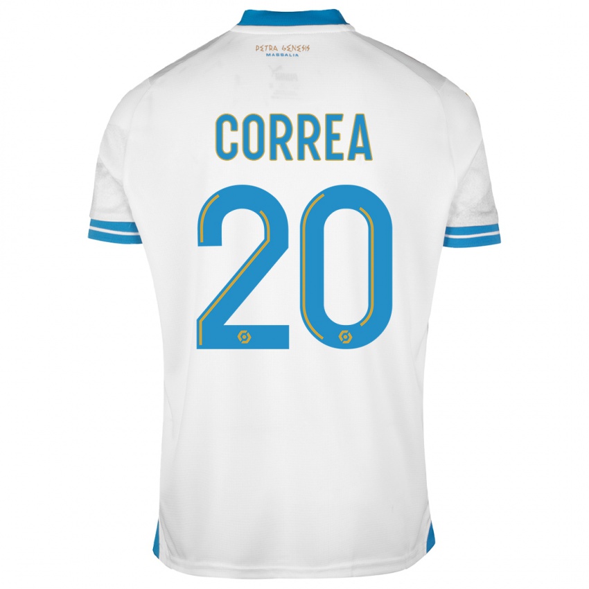 Niño Camiseta Joaquin Correa #20 Blanco 1ª Equipación 2023/24 La Camisa Perú