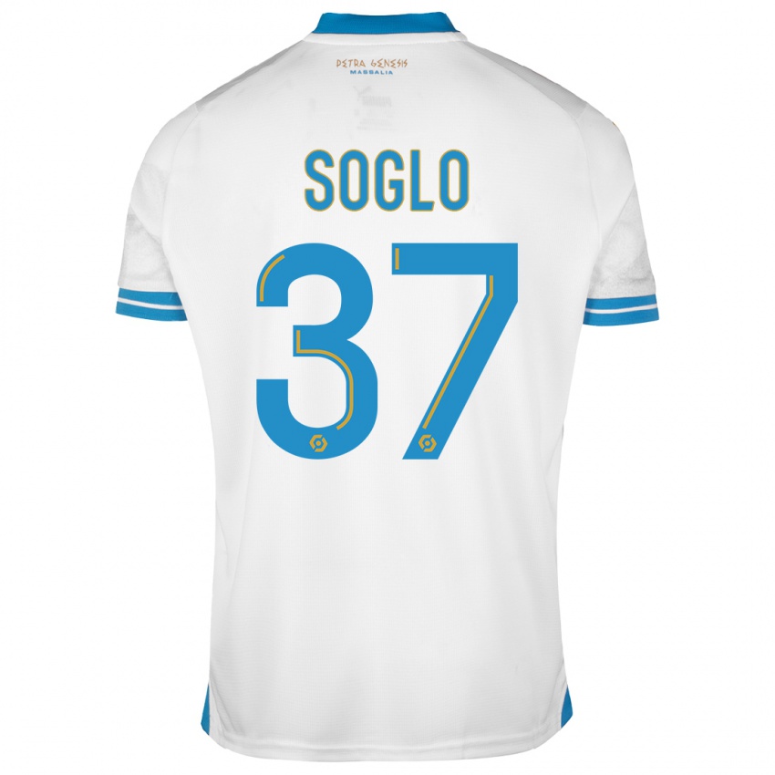 Niño Camiseta Emran Soglo #37 Blanco 1ª Equipación 2023/24 La Camisa Perú