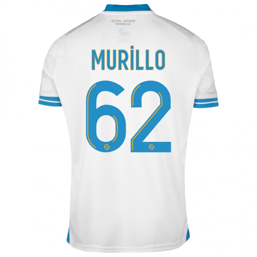 Niño Camiseta Amir Murillo #62 Blanco 1ª Equipación 2023/24 La Camisa Perú