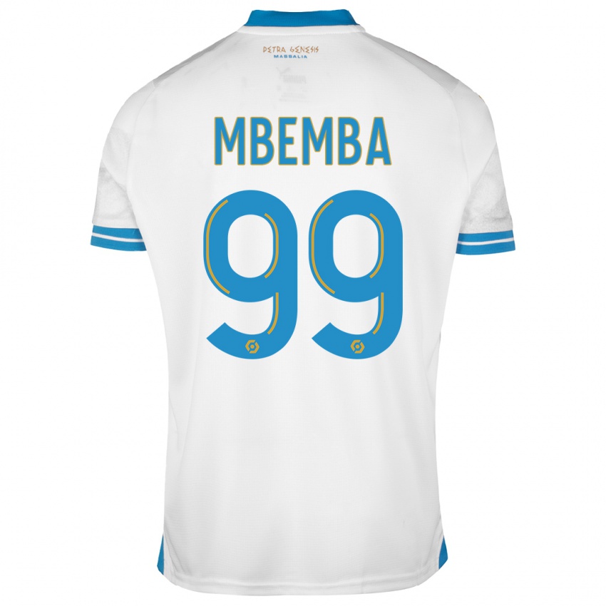 Niño Camiseta Chancel Mbemba #99 Blanco 1ª Equipación 2023/24 La Camisa Perú