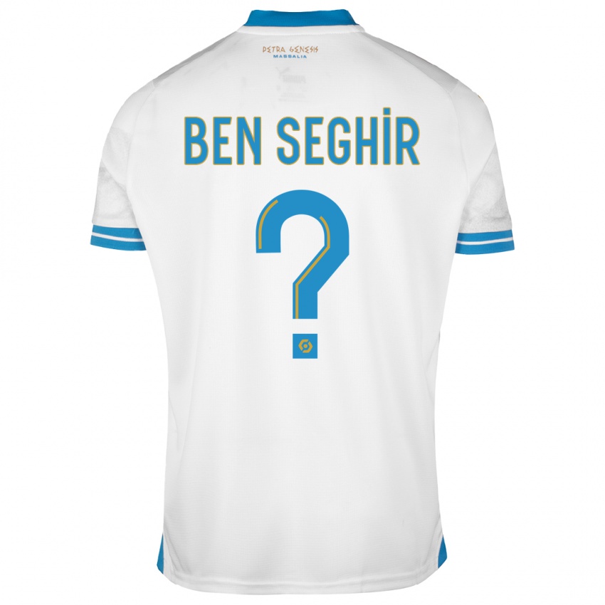 Niño Camiseta Salim Ben Seghir #0 Blanco 1ª Equipación 2023/24 La Camisa Perú