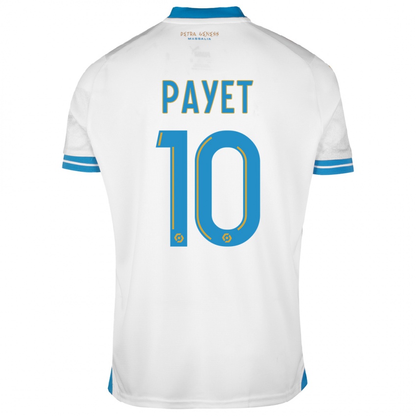 Niño Camiseta Dimitri Payet #10 Blanco 1ª Equipación 2023/24 La Camisa Perú