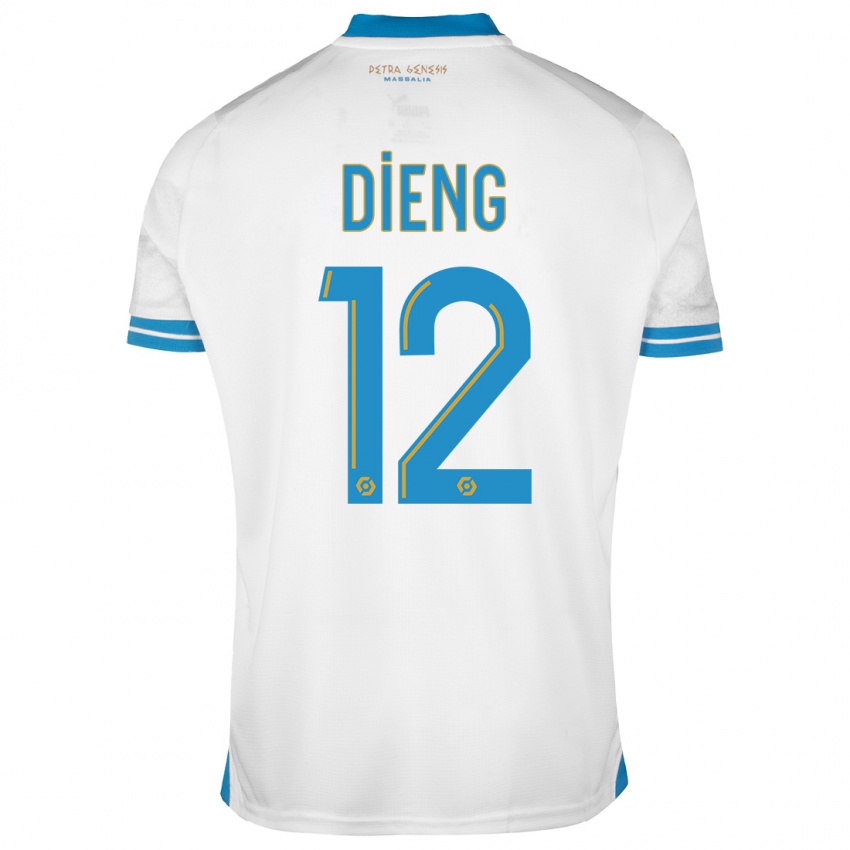 Niño Camiseta Bamba Dieng #12 Blanco 1ª Equipación 2023/24 La Camisa Perú