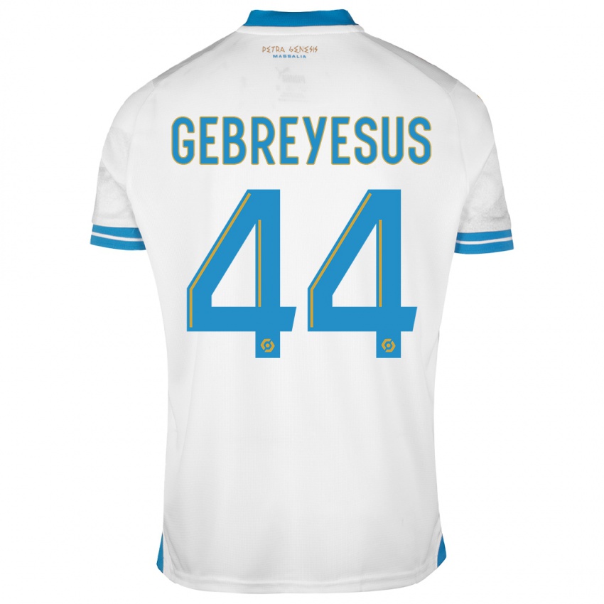 Niño Camiseta Esey Gebreyesus #44 Blanco 1ª Equipación 2023/24 La Camisa Perú