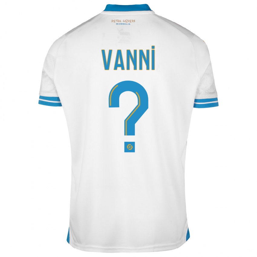 Niño Camiseta Fabio Vanni #0 Blanco 1ª Equipación 2023/24 La Camisa Perú