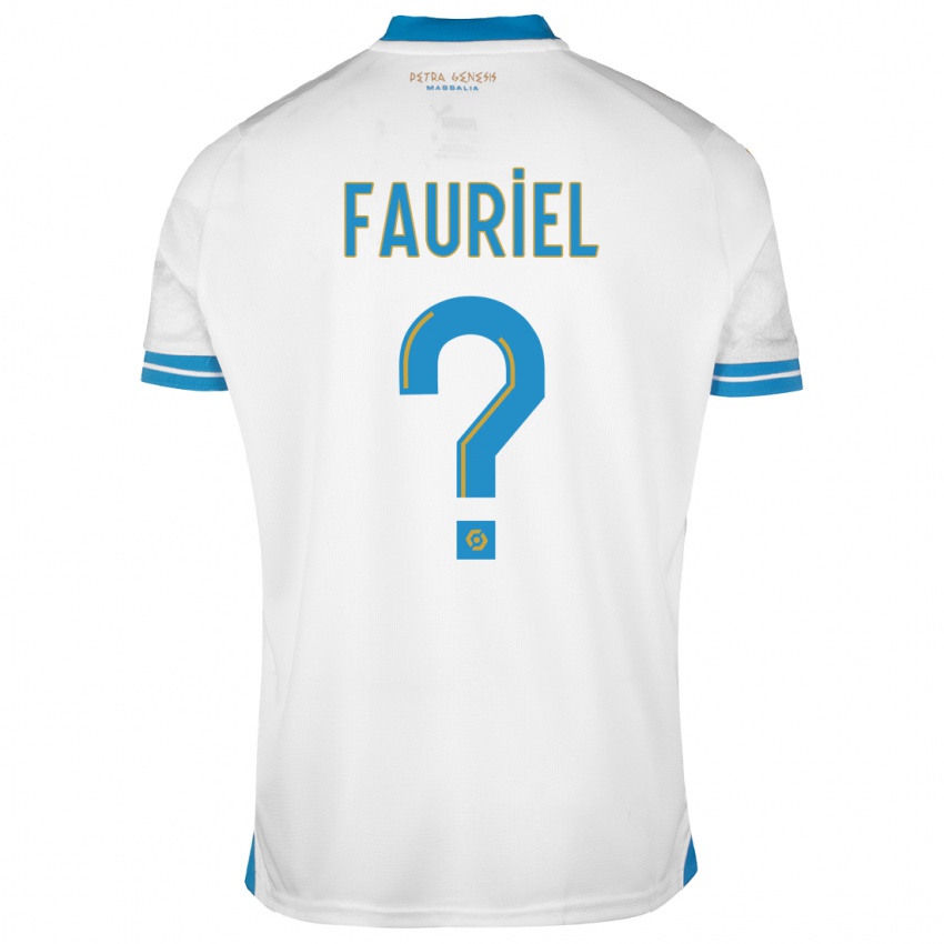 Niño Camiseta Lois Fauriel #0 Blanco 1ª Equipación 2023/24 La Camisa Perú