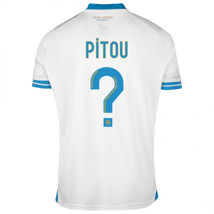 Niño Camiseta Jonathan Pitou #0 Blanco 1ª Equipación 2023/24 La Camisa Perú