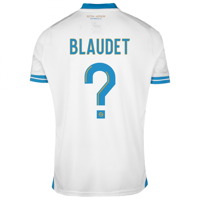 Niño Camiseta David Blaudet #0 Blanco 1ª Equipación 2023/24 La Camisa Perú