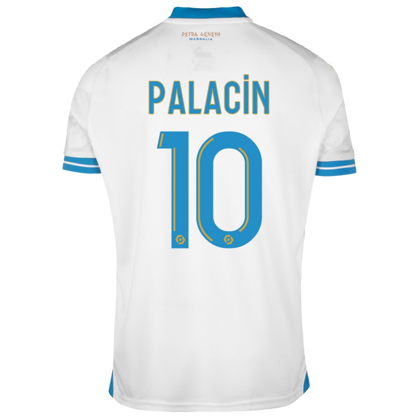 Niño Camiseta Sara Palacin #10 Blanco 1ª Equipación 2023/24 La Camisa Perú