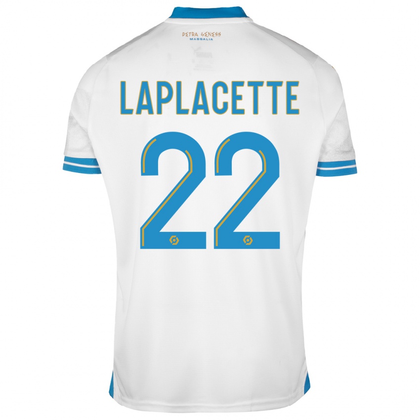 Niño Camiseta Tess Laplacette #22 Blanco 1ª Equipación 2023/24 La Camisa Perú