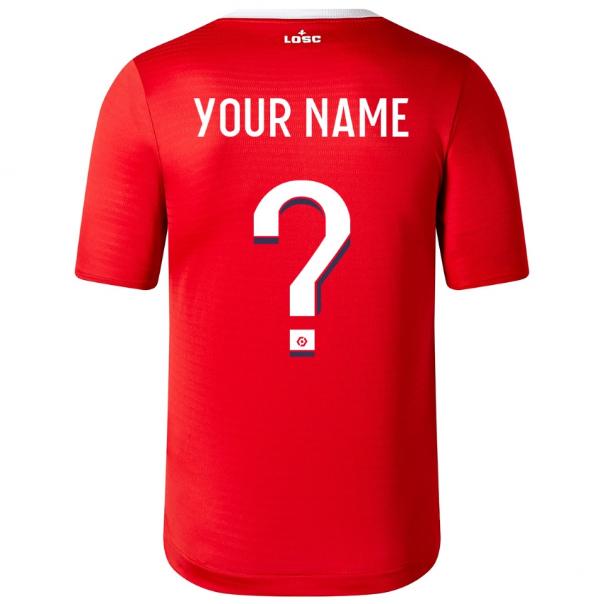 Niño Camiseta Su Nombre #0 Rojo 1ª Equipación 2023/24 La Camisa Perú