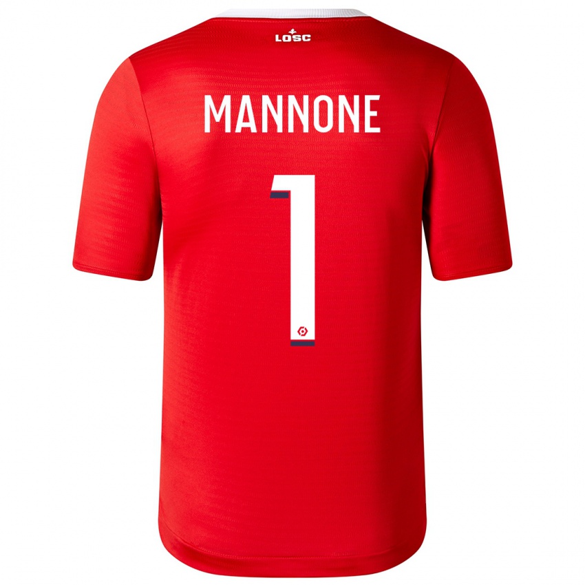 Niño Camiseta Vito Mannone #1 Rojo 1ª Equipación 2023/24 La Camisa Perú