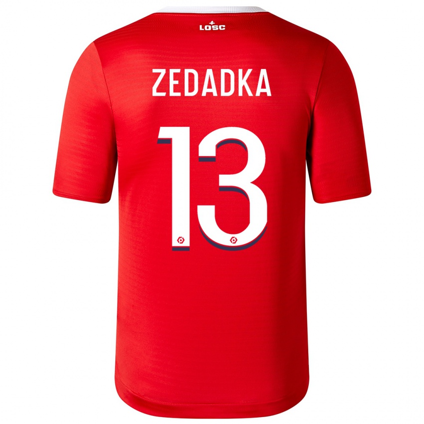 Niño Camiseta Akim Zedadka #13 Rojo 1ª Equipación 2023/24 La Camisa Perú