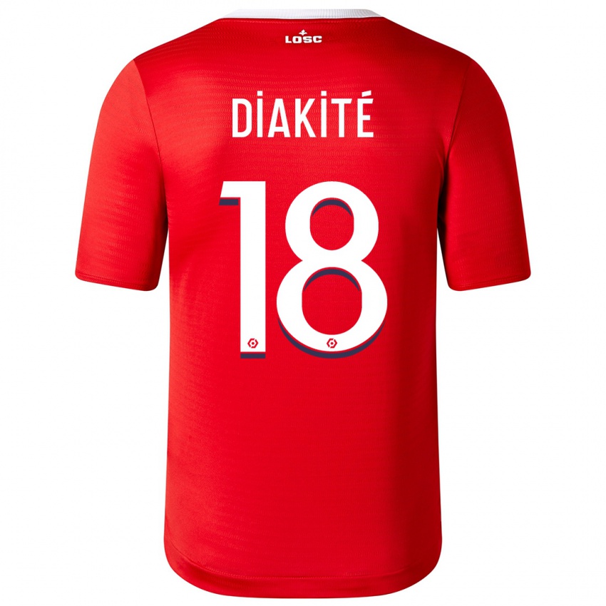 Niño Camiseta Bafodé Diakité #18 Rojo 1ª Equipación 2023/24 La Camisa Perú