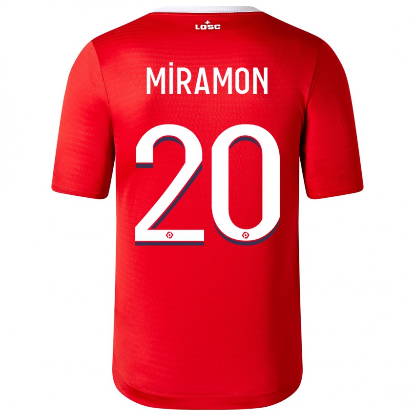 Niño Camiseta Ignacio Miramón #20 Rojo 1ª Equipación 2023/24 La Camisa Perú