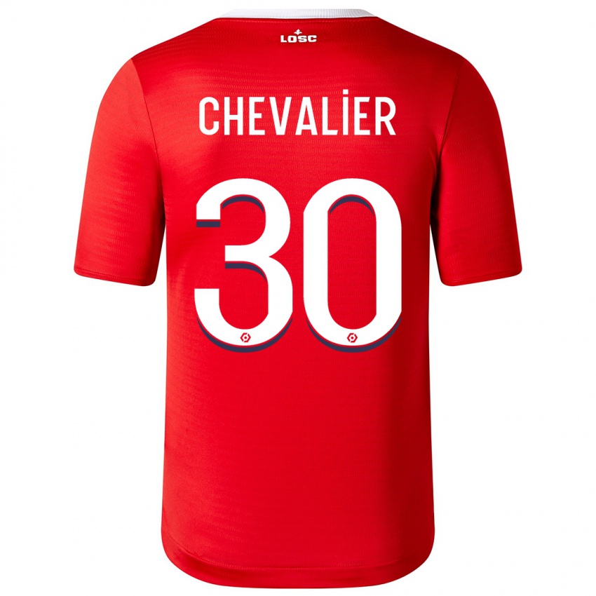 Niño Camiseta Lucas Chevalier #30 Rojo 1ª Equipación 2023/24 La Camisa Perú