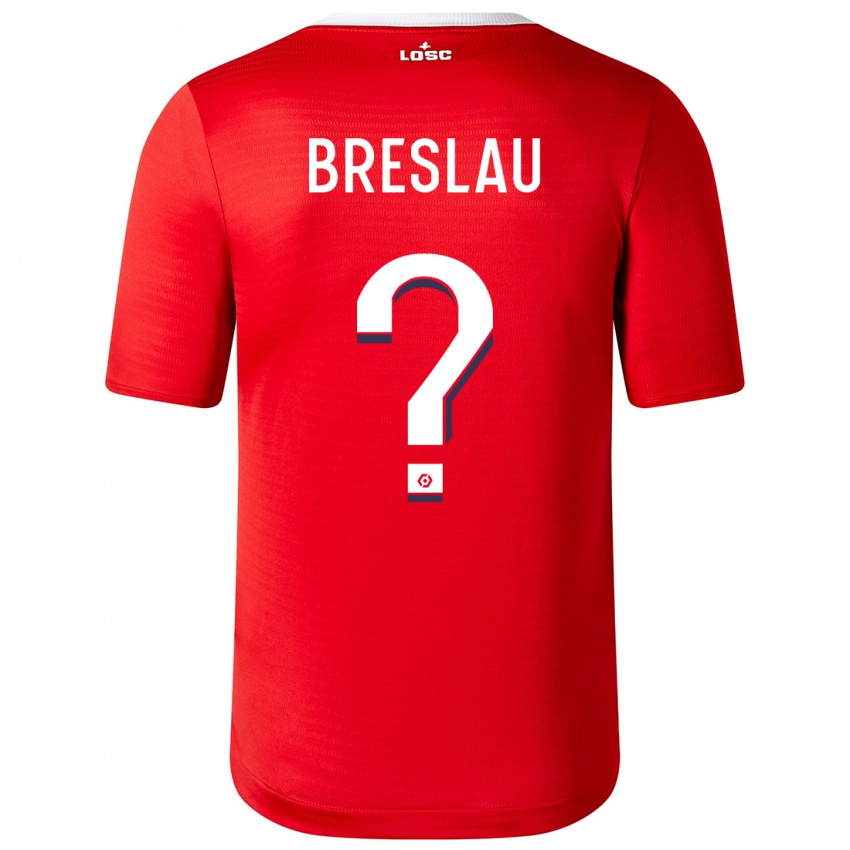 Niño Camiseta Jessy Breslau #0 Rojo 1ª Equipación 2023/24 La Camisa Perú