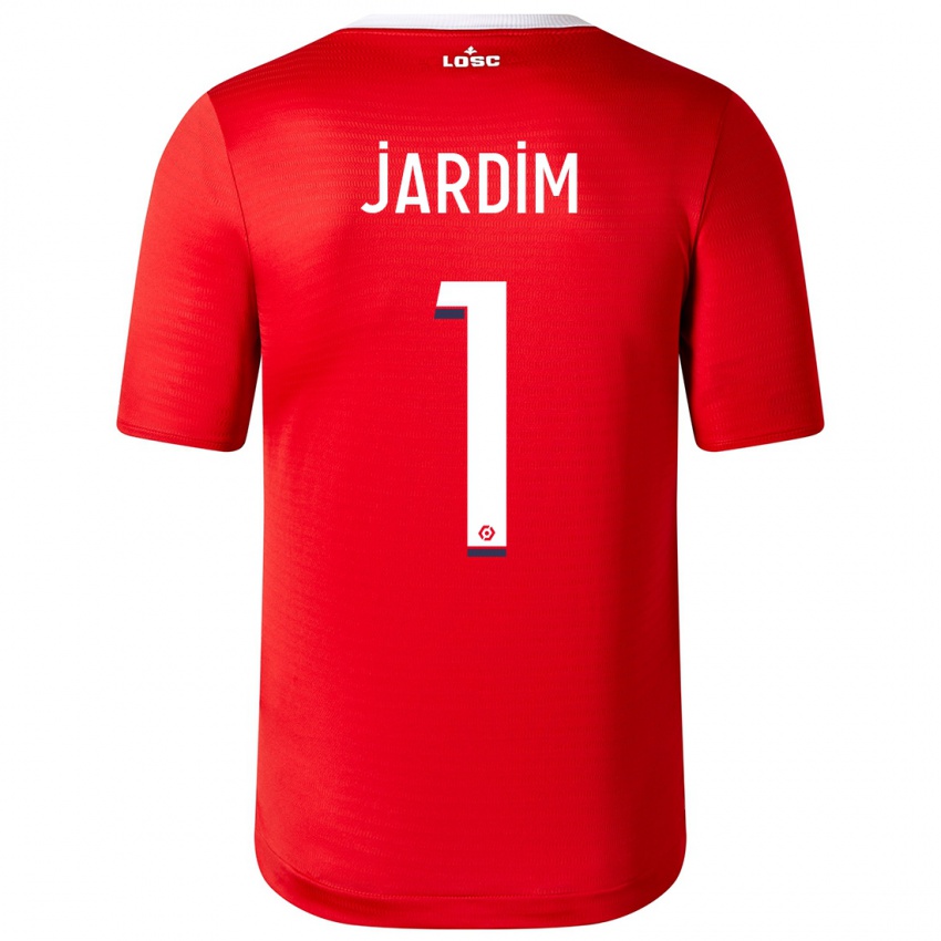 Niño Camiseta Leo Jardim #1 Rojo 1ª Equipación 2023/24 La Camisa Perú