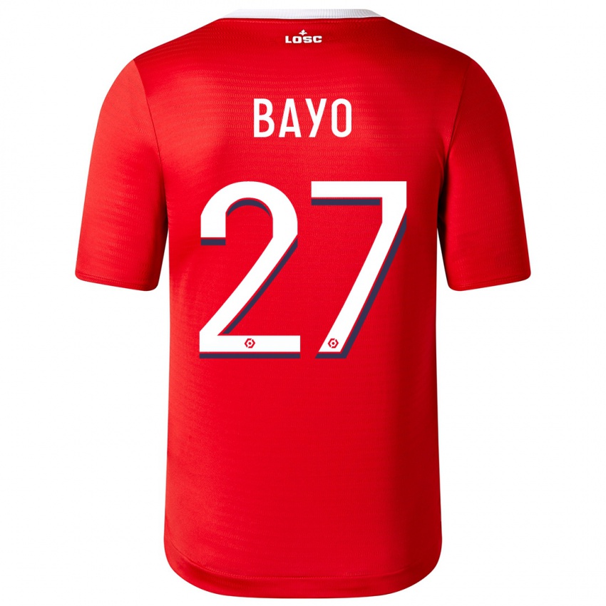 Niño Camiseta Mohamed Bayo #27 Rojo 1ª Equipación 2023/24 La Camisa Perú