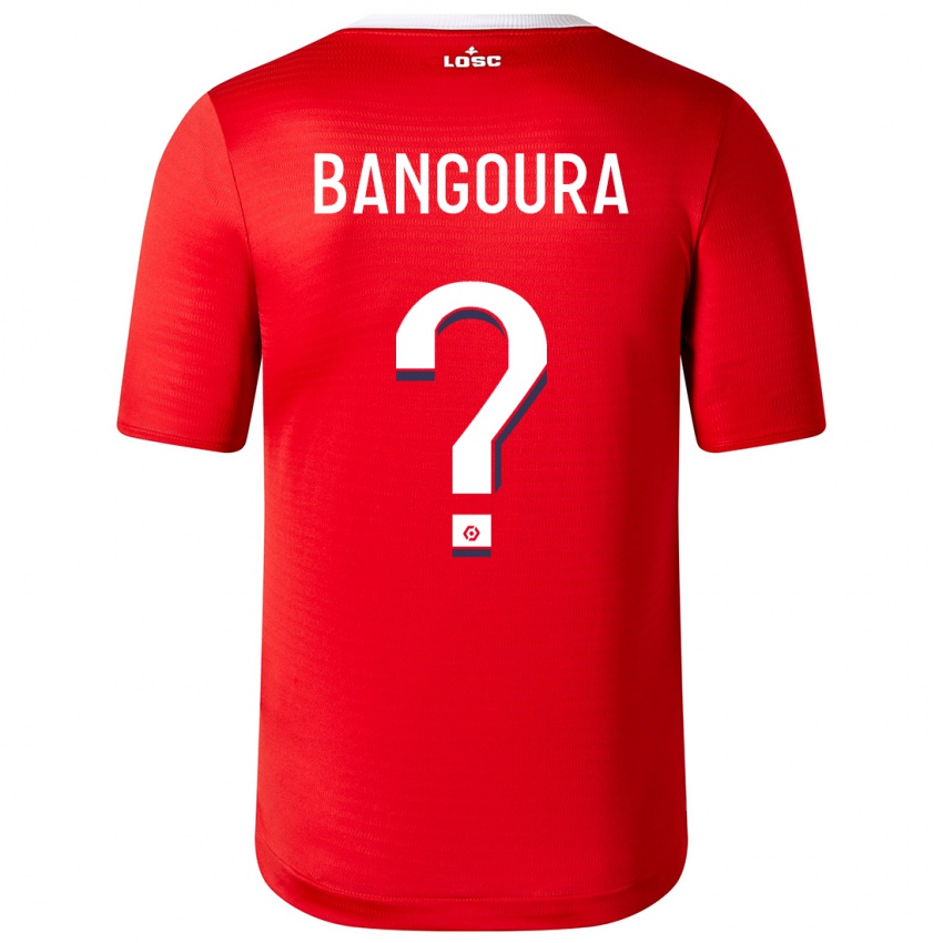 Niño Camiseta Abdoulaye Zakha Bangoura #0 Rojo 1ª Equipación 2023/24 La Camisa Perú