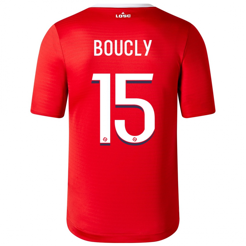 Niño Camiseta Maite Boucly #15 Rojo 1ª Equipación 2023/24 La Camisa Perú