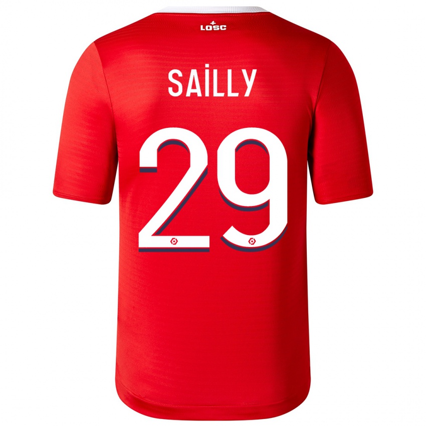 Niño Camiseta Charlotte Sailly #29 Rojo 1ª Equipación 2023/24 La Camisa Perú