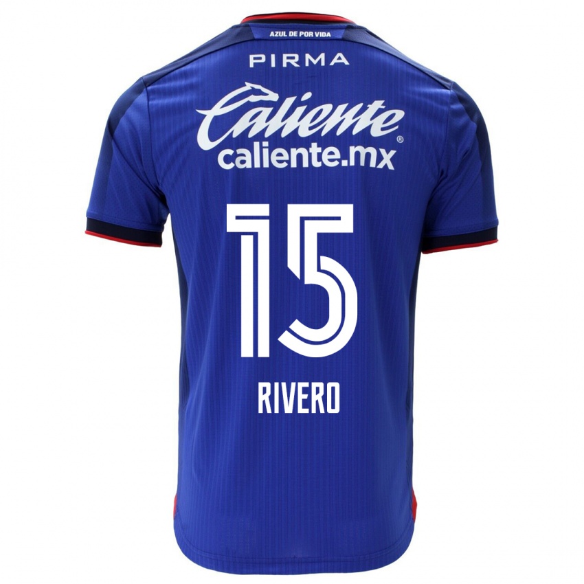 Niño Camiseta Ignacio Rivero #15 Azul 1ª Equipación 2023/24 La Camisa Perú