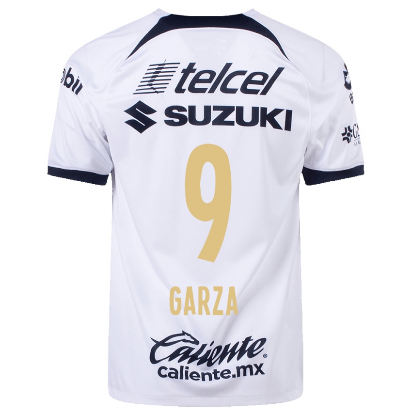 Niño Camiseta Dinora Garza #9 Blanco 1ª Equipación 2023/24 La Camisa Perú