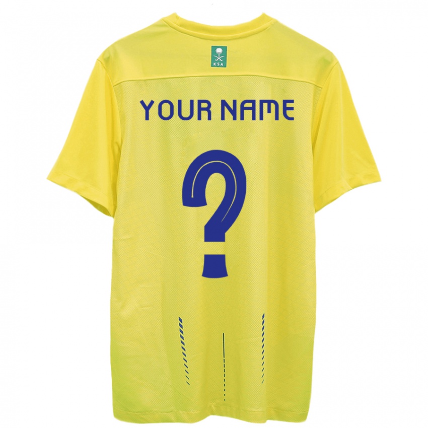 Niño Camiseta Su Nombre #0 Amarillo 1ª Equipación 2023/24 La Camisa Perú