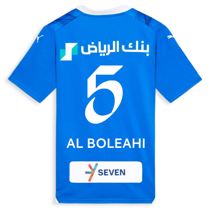 Niño Camiseta Ali Al-Boleahi #5 Azul 1ª Equipación 2023/24 La Camisa Perú