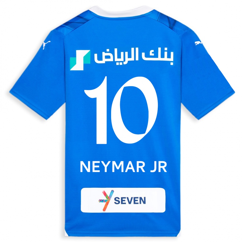 Niño Camiseta Neymar #10 Azul 1ª Equipación 2023/24 La Camisa Perú