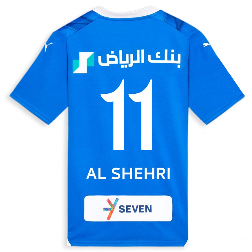 Niño Camiseta Saleh Al-Shehri #11 Azul 1ª Equipación 2023/24 La Camisa Perú