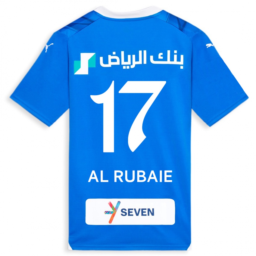 Niño Camiseta Mohammed Al-Rubaie #17 Azul 1ª Equipación 2023/24 La Camisa Perú