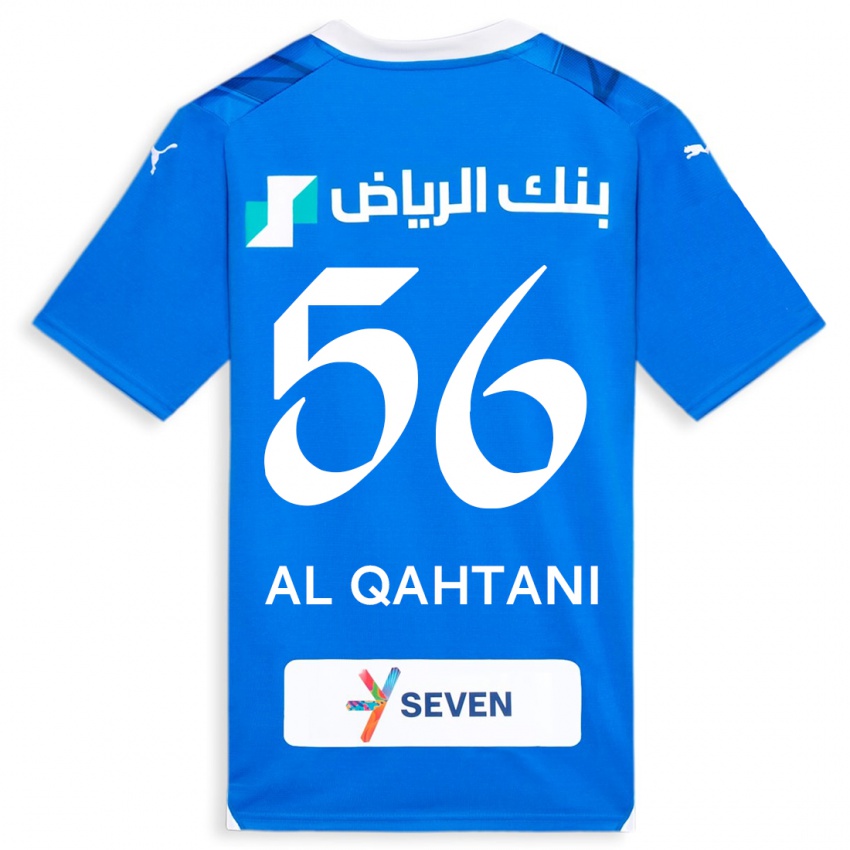 Niño Camiseta Mohammed Al-Qahtani #56 Azul 1ª Equipación 2023/24 La Camisa Perú